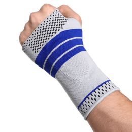 2pcs Gel Silicon Hand Wrist Palm Support Brace Therapy Gloves Arthritis Compression Wristband Guard for Women Men Carpal Tunnel
