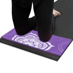 Chakra Art Yoga Knee Pad, Lilac