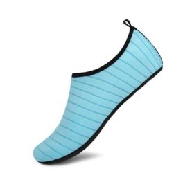 Unisex Quick-Dry Aqua Yoga Socks Slip on Sneakers (Color: Blue)