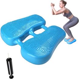 Inflatable Stepper for Women and Men (Color: Blue)