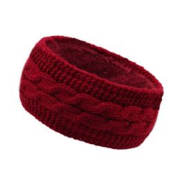 Multicolor Wide Stretch Hairband Woman Ear Warmer Hair Accessories Winter Warmer Knitted Headband (Color: A2)