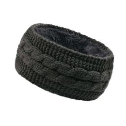 Multicolor Wide Stretch Hairband Woman Ear Warmer Hair Accessories Winter Warmer Knitted Headband (Color: A4)