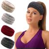 Multicolor Wide Stretch Hairband Woman Ear Warmer Hair Accessories Winter Warmer Knitted Headband